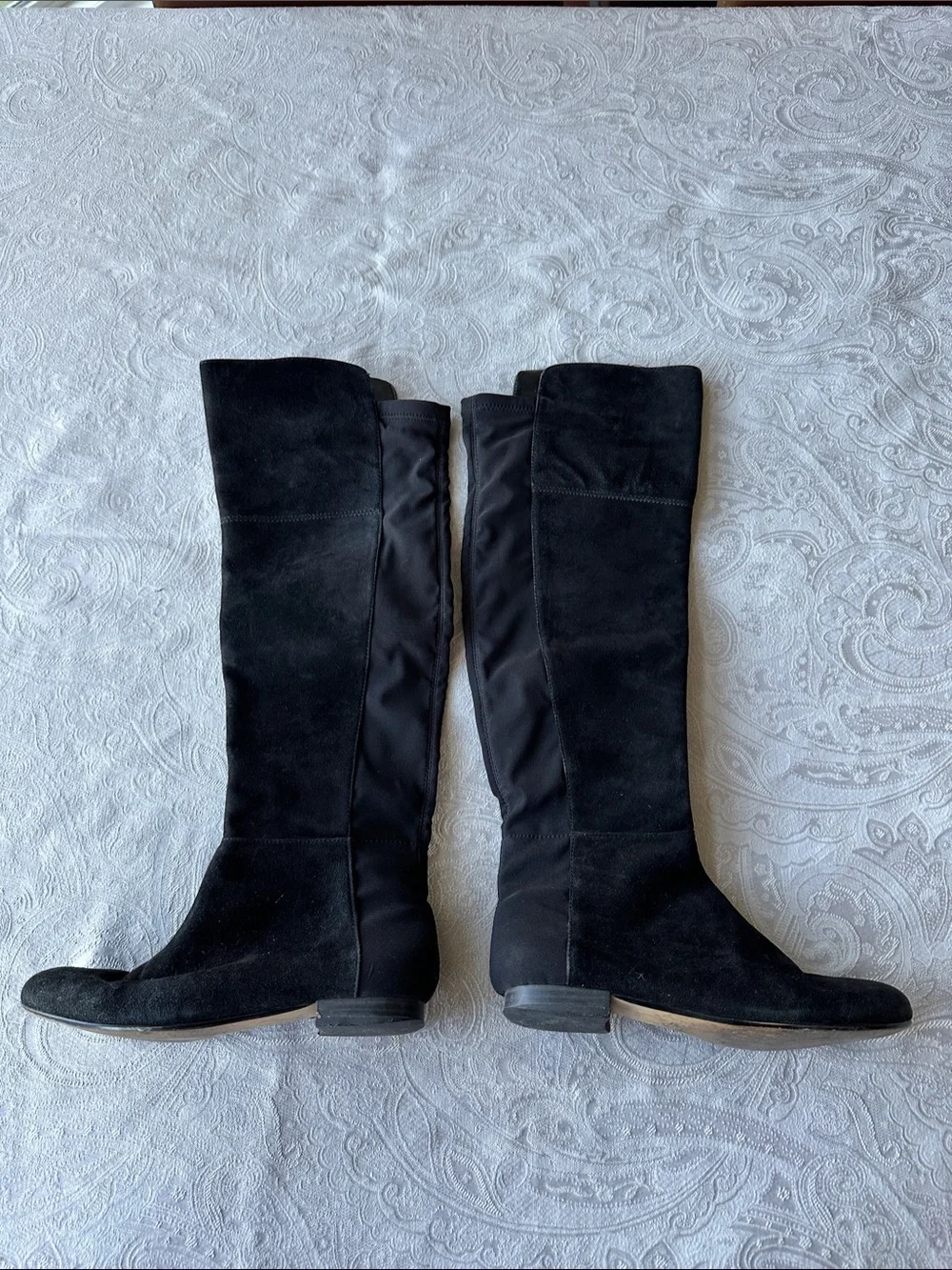 Banana Republic Black Over-the-Knee Suede Boots
